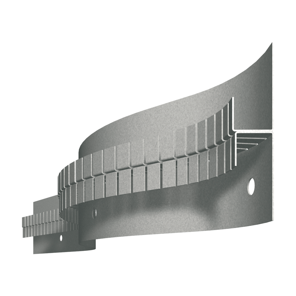 LED drywall profile SNL Flex, 2m long, for curves with visible board for direct connection to components (Circum 21)