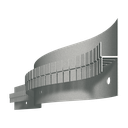 LED-Trockenbauprofil SNL Flex, 2m lang, für Rundungen mit Sichtschenkel für direkten Anschluss an Bauteile (Circum 21)