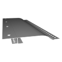 LED drywall profile R10, 2m long, with reflector board