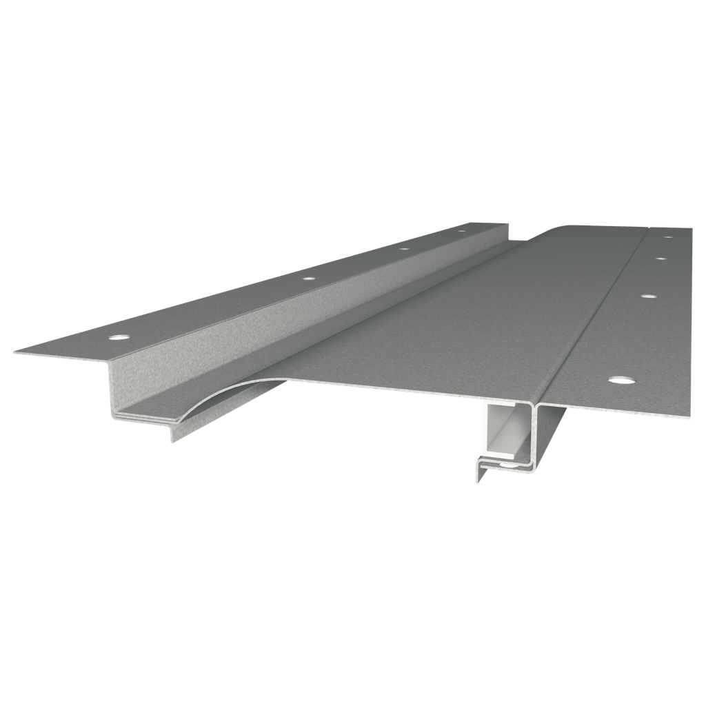 LED plaster profile R10-F, 2m long, with reflector board for installation in the surface