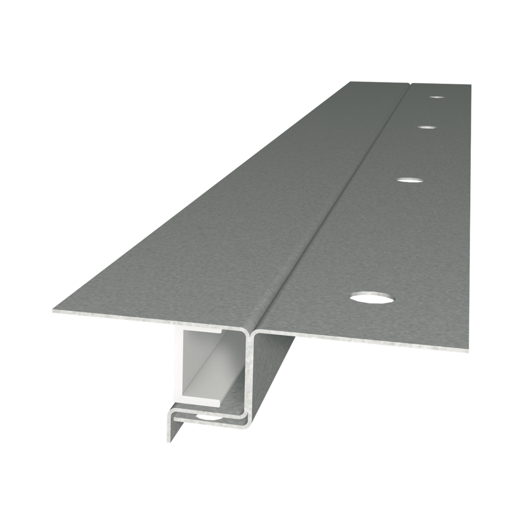 LED plaster profile SNL, 2m long, with visible board for direct connection to components