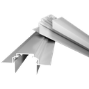 Linear aluminum profile M 28, 2m long, mounting and holding profile for the M24 aluminum profile