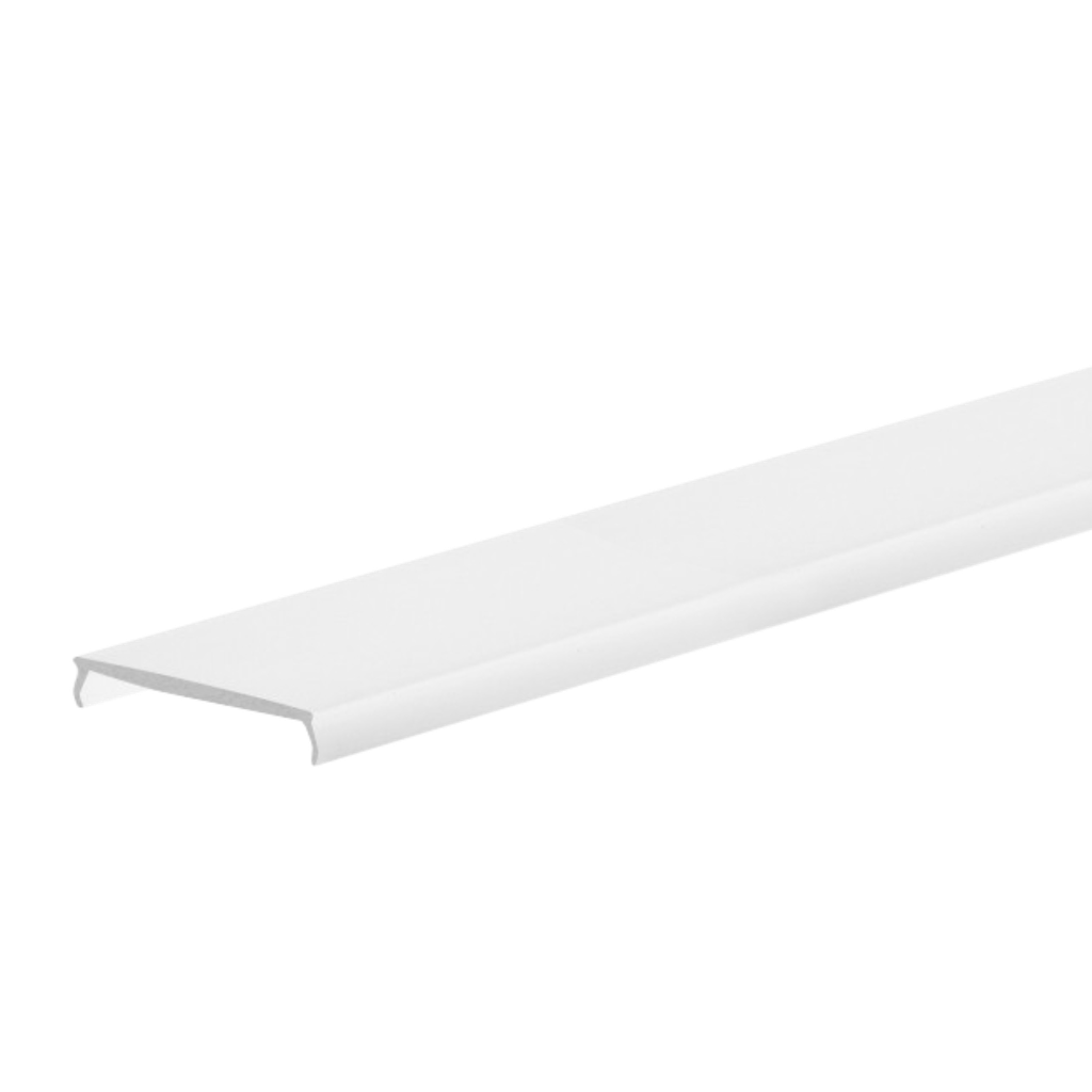 Diffuser for aluminum profiles, 2m long, suitable for L 24, M 24, S 24 | Satin