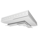 Gehrungschnitt-Abdeckung im Set, für WRD40-LED-Trockenbauprofile, 90° | Weiß lackiert