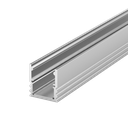 Aluminum profile PEP 25-3, for flush installation in wood or laminate surfaces, 2m long