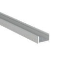 Mounting profile GHP for aluminum profile GEP 810, 2m long | Alu