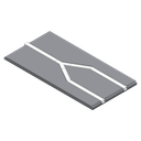 Y-Paneel mit integr. Alu-Profilen, 12,5mm Gips | DL Direktes Licht