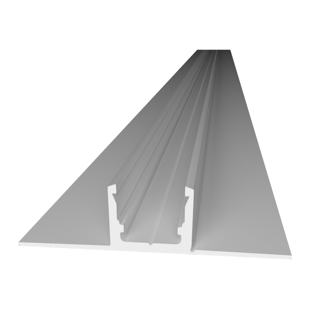 Aluprofil DL 2S, integrierbar in Gipskarton-flächen, 2m lang | DL Direktes Licht