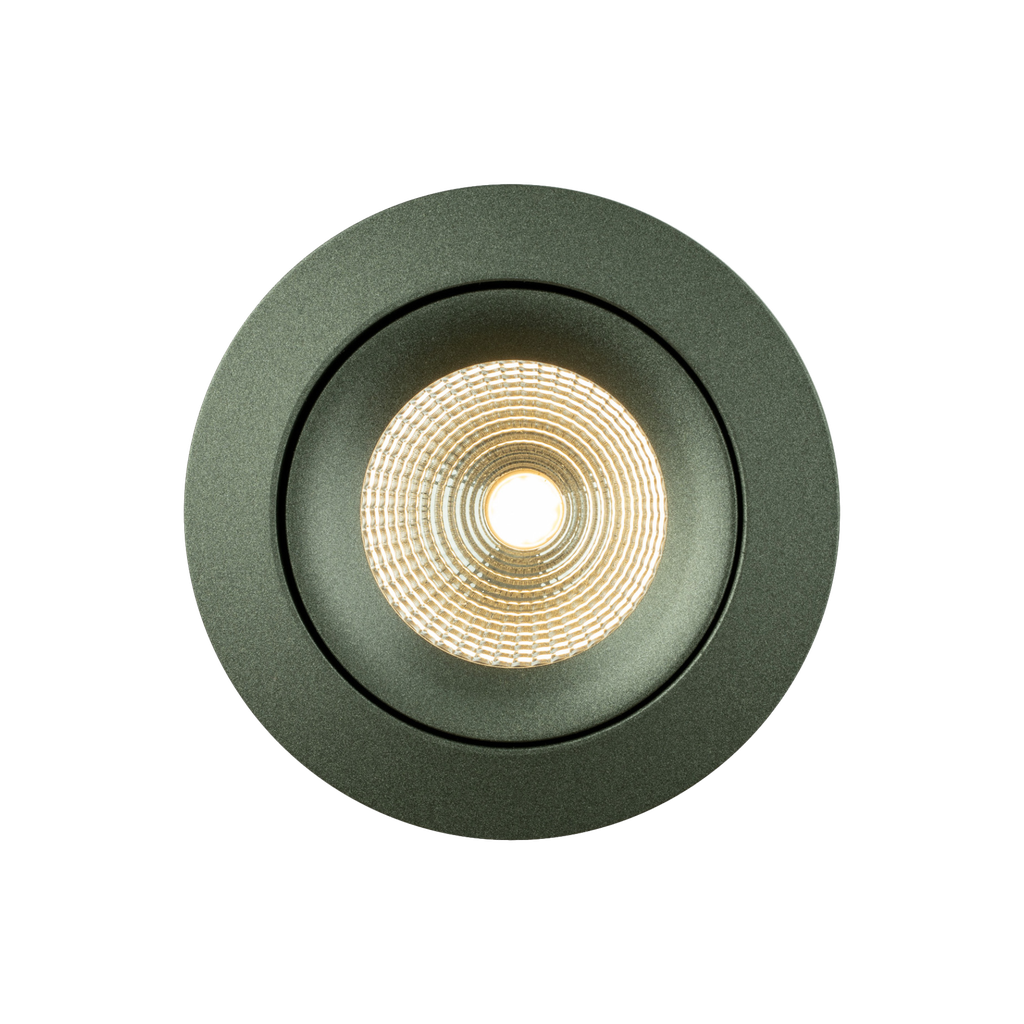 LED-Einbaustrahler The Green ONE sunlike, 200-240V, 8W dimmbar per Phasen Ab-schnitt | grün