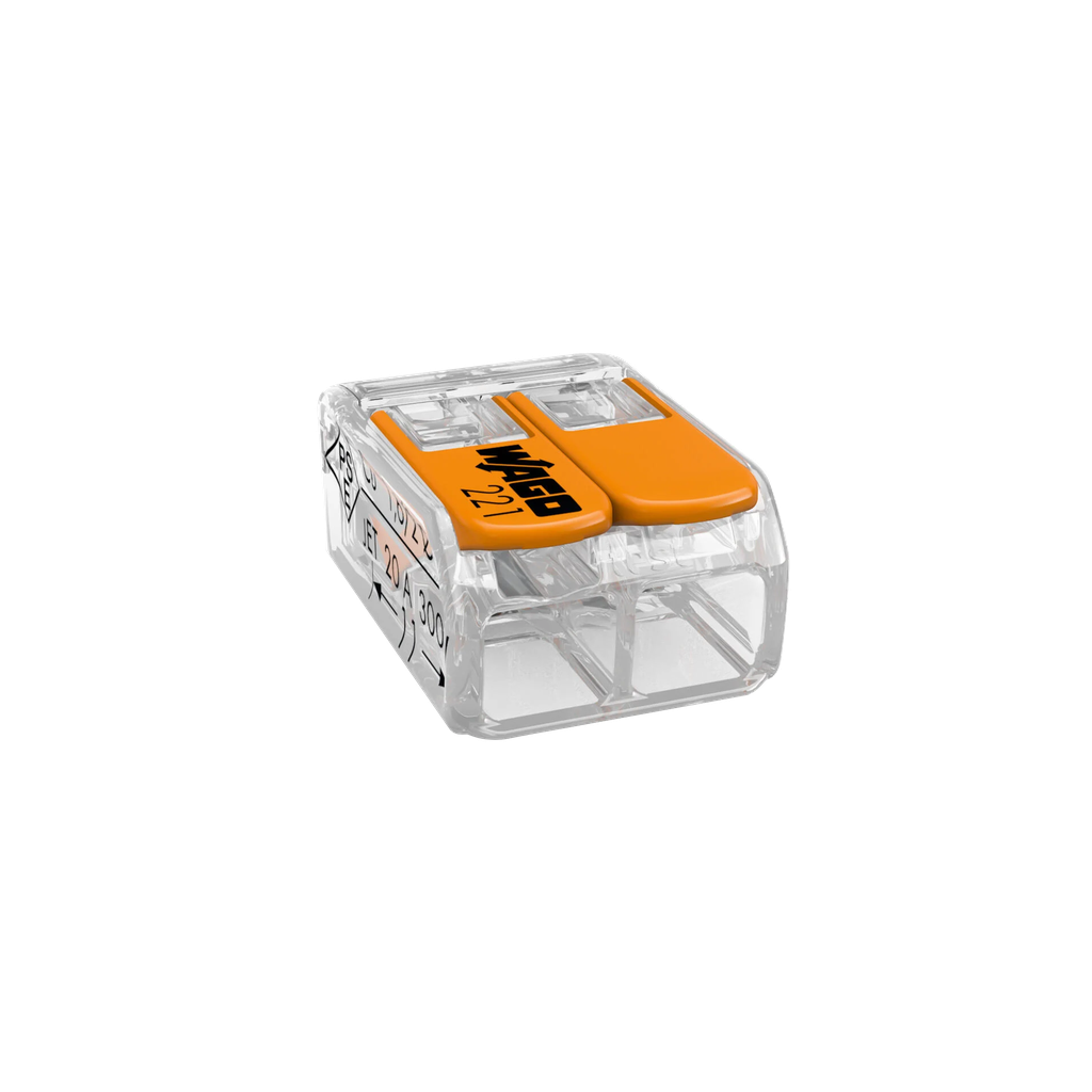 WAGO Compact Splicing Connector for all conductor types 0.2-4 mm²