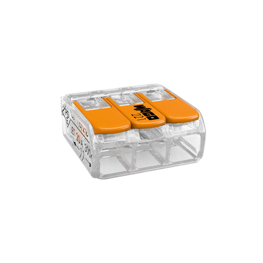 WAGO Compact Splicing Connector for all conductor types 0.2-4 mm²