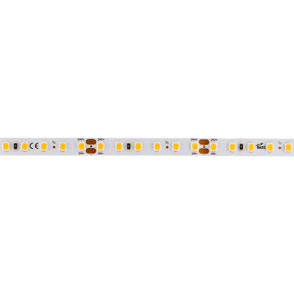 LED-Lichtband White Eco 2700K, 120LED/m, Ra90+, 8mm, 24V, 8.4W/m