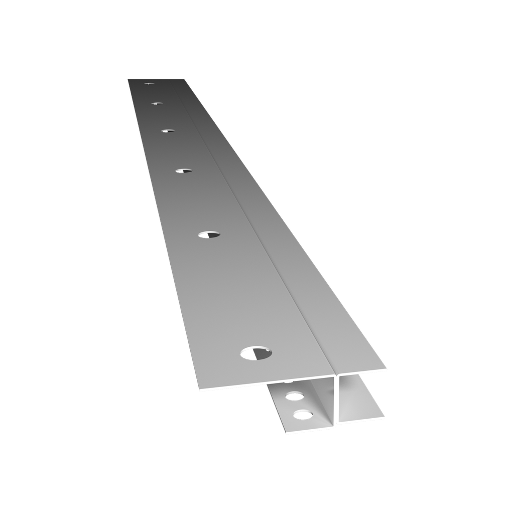 LED drywall profile SNL, 2m long, with visible board for direct connection to components