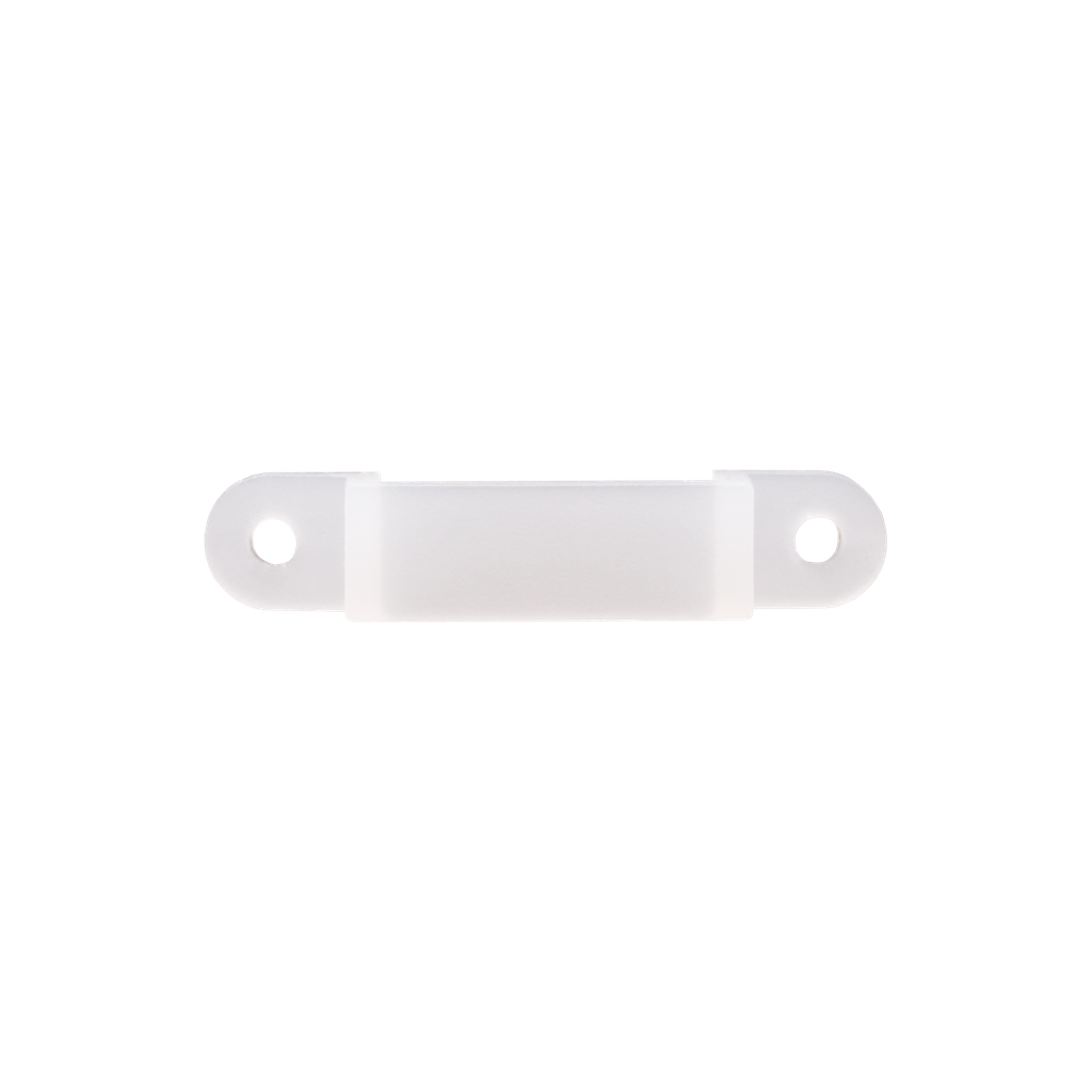 Silicone retaining clip for LED strip light IP67, with screws, set 10 clips