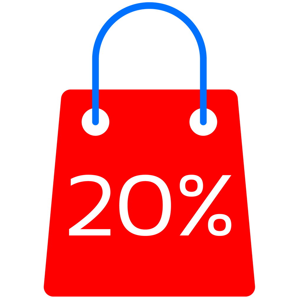 20% Rabatt auf Produkte im Einkaufswagen (ab 7500€ Warenwert)