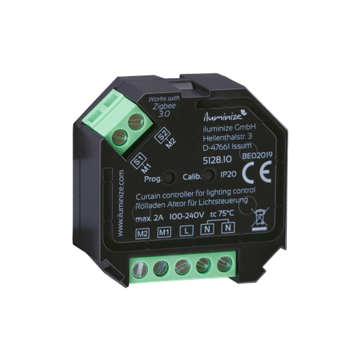 Rollladen-Aktor Mini V2 für Lichtsteuerung, Montage in einer tiefen Schalterdose | Zigbee-komaptibel