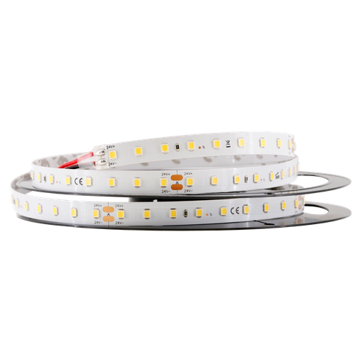 LED light strip White Eta 90, 4.8W/m, 10mm wide 24V - high efficiency