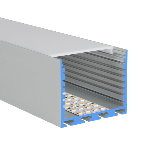 LED-Profil Aluminium L-Line Standard 24, 55,8mm breit