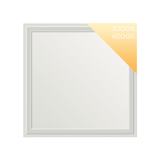 LED panel 295 x 295 Budget White, 18 W, 1440 lumen, Ra > 80 | frame white