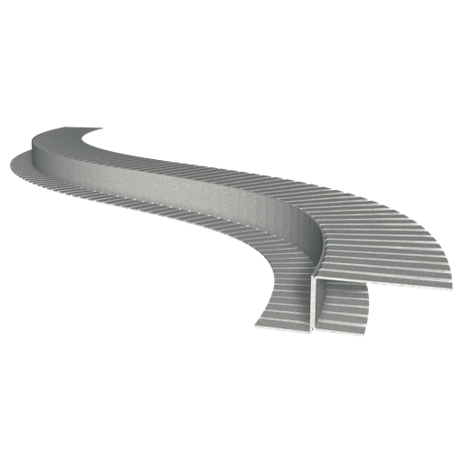 BLEND – flush flexible LED profile  Curving Profiles for Plasterboard - I  Profili Srl